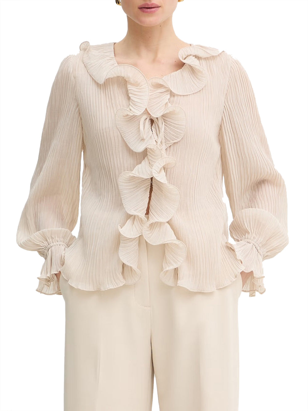 Blusa Guess Faye da Donna - Avorio