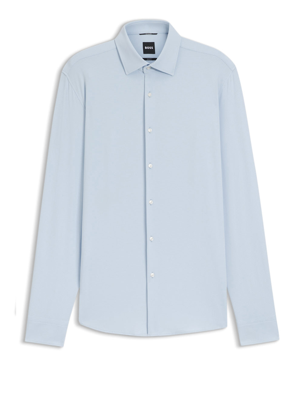 Camicia Classica Hugo Boss Hank da Uomo - Celeste