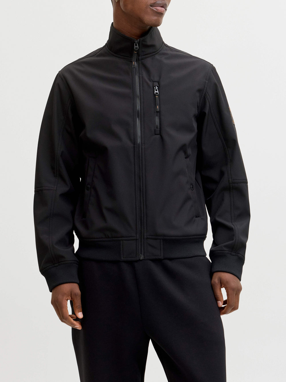 Bomber Jack e Jones Parker Softs da Uomo - Nero