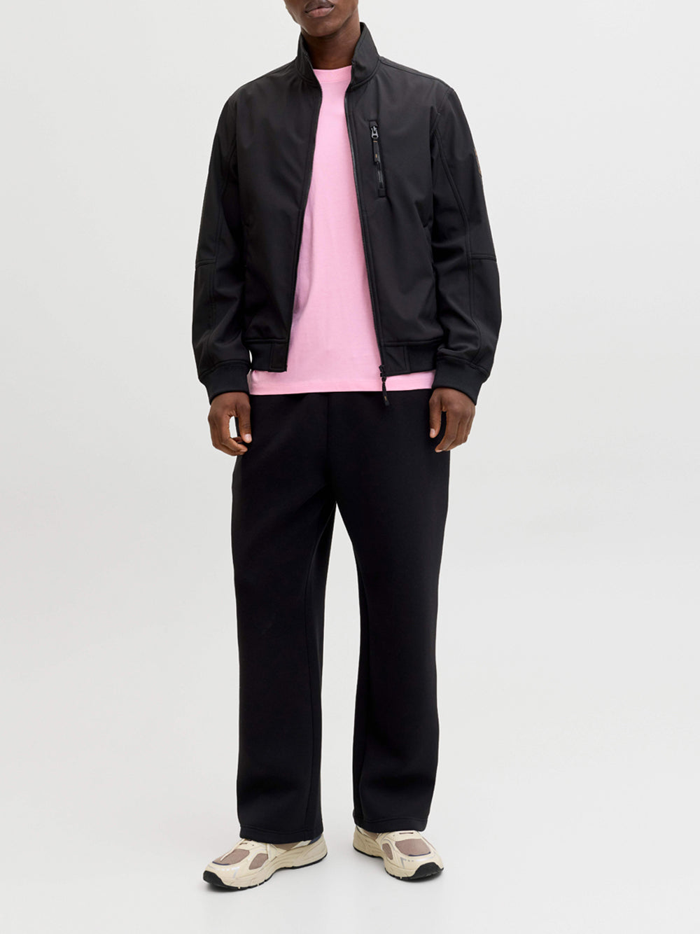 Bomber Jack e Jones Parker Softs da Uomo - Nero