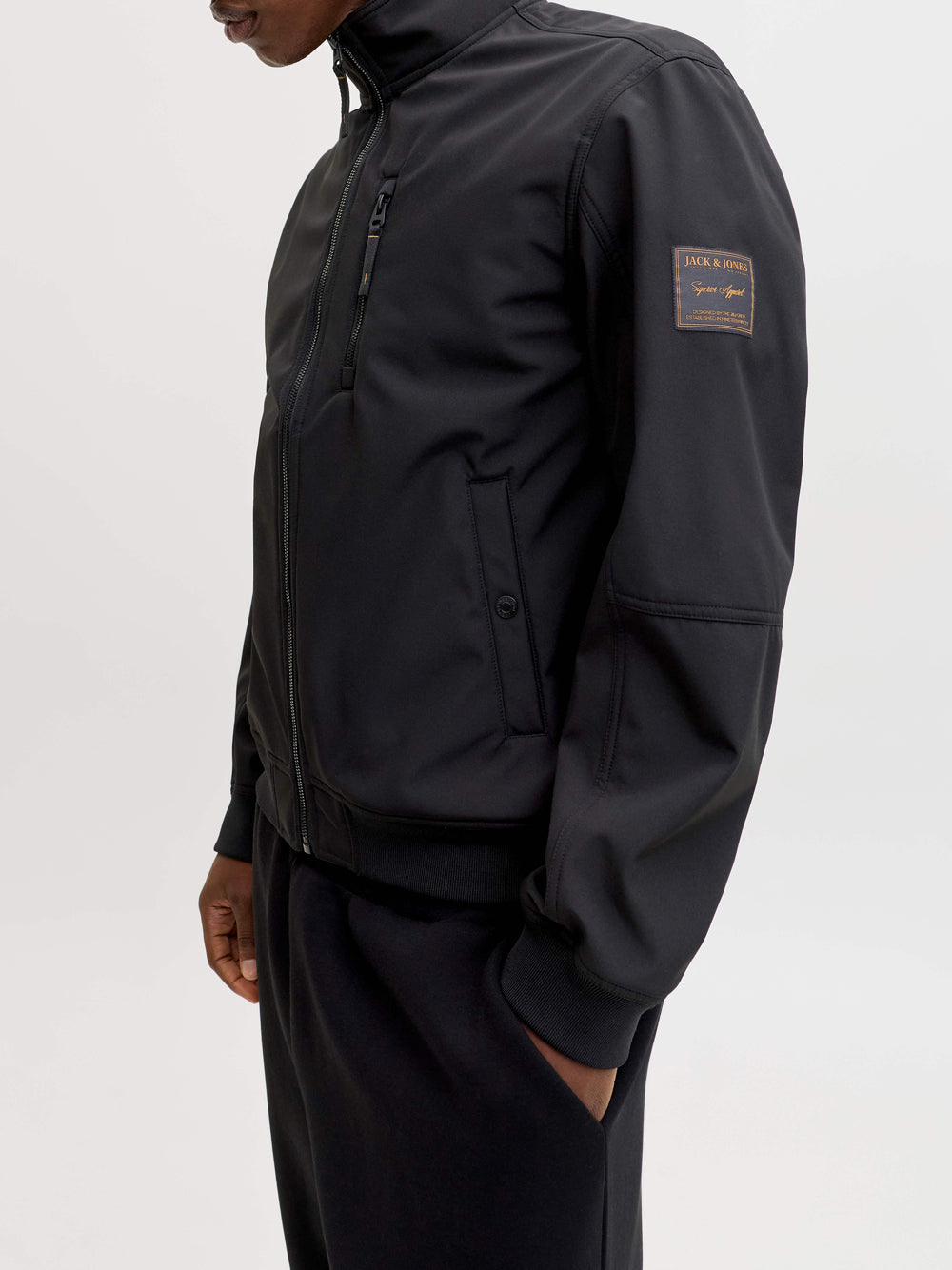 Bomber Jack e Jones Parker Softs da Uomo - Nero