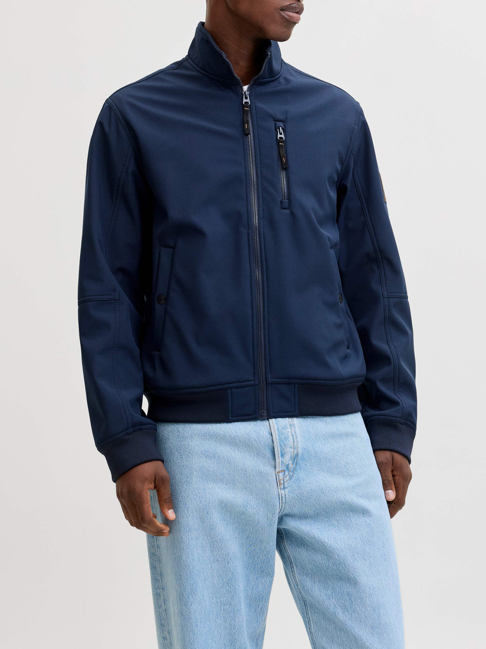 Bomber Jack e Jones Parker Softs da Uomo - Blu