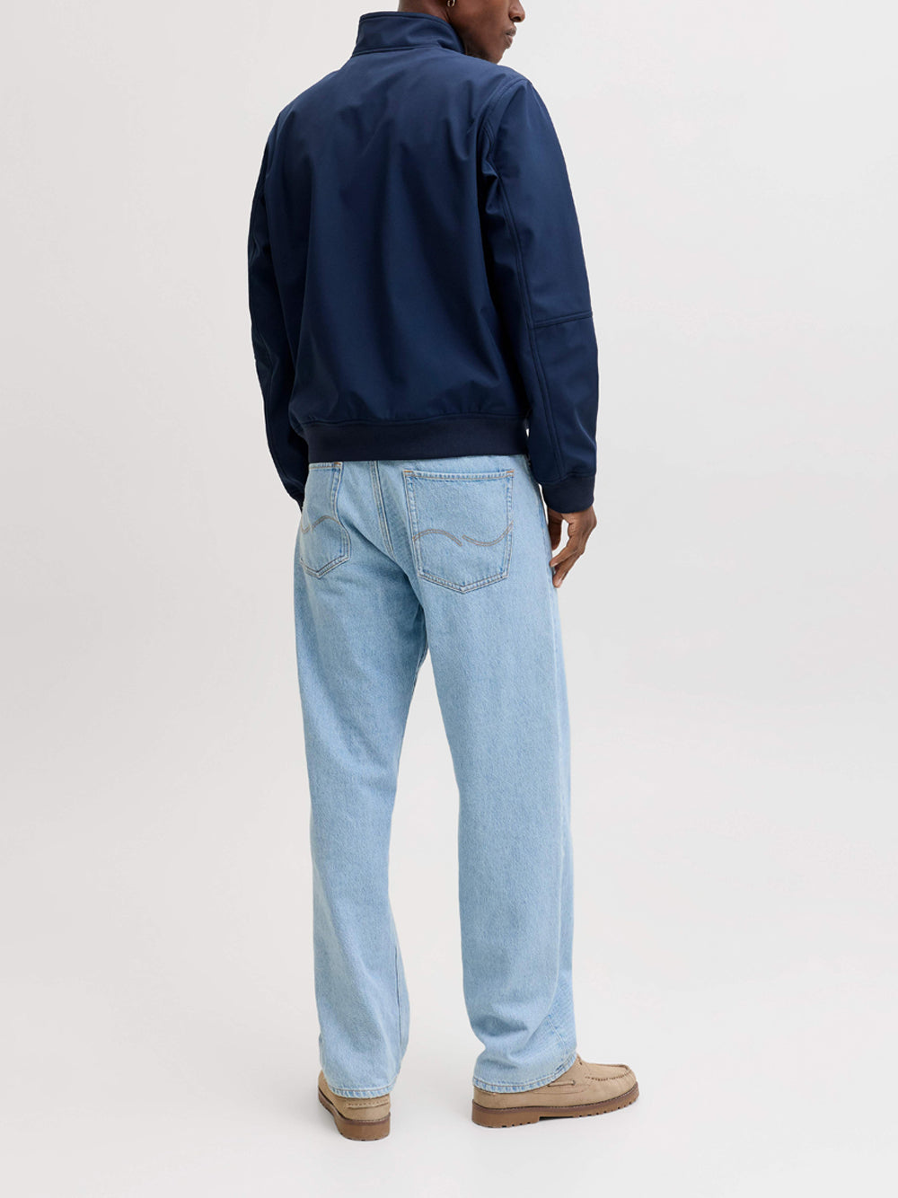 Bomber Jack e Jones Parker Softs da Uomo - Blu