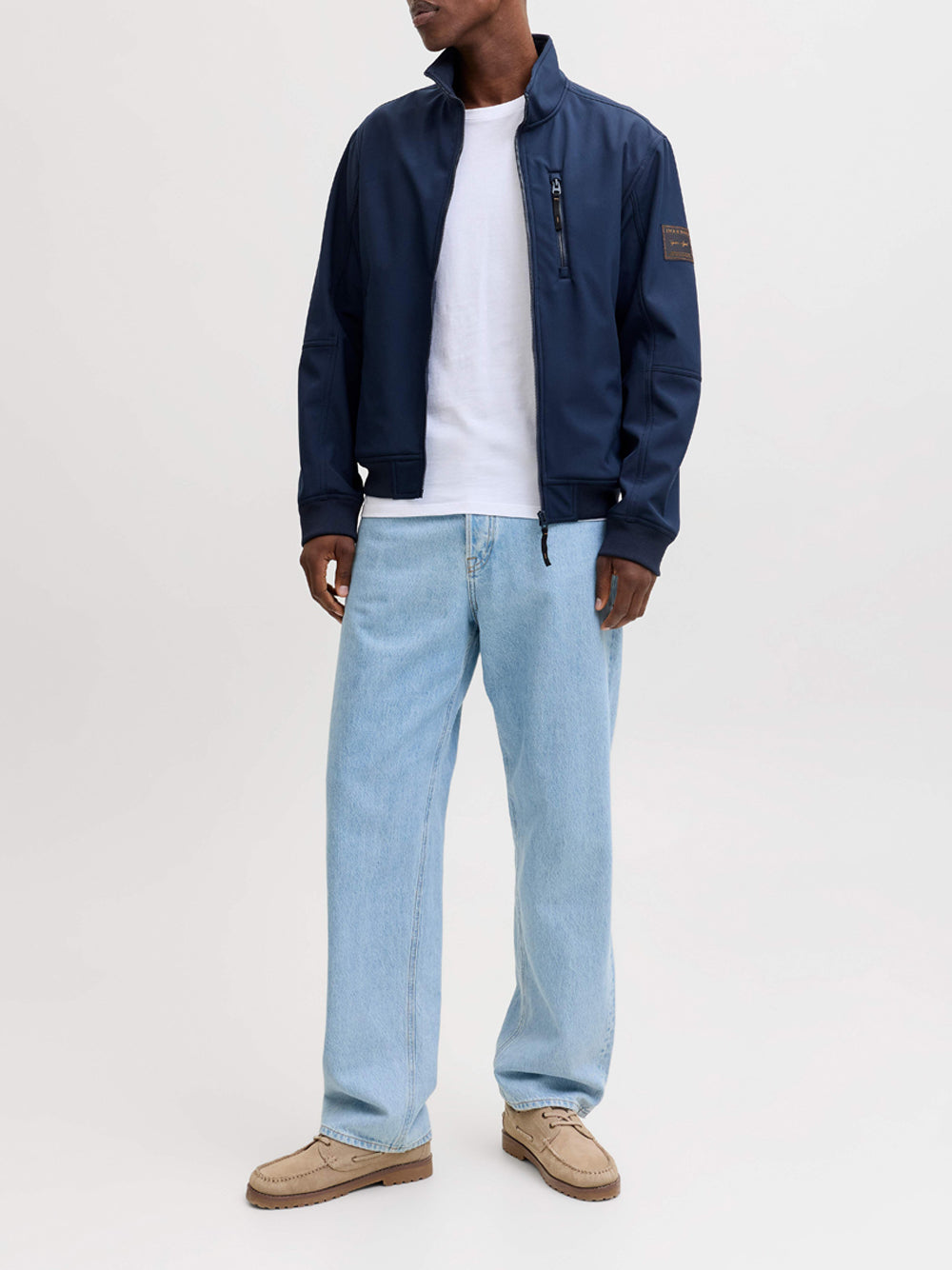 Bomber Jack e Jones Parker Softs da Uomo - Blu