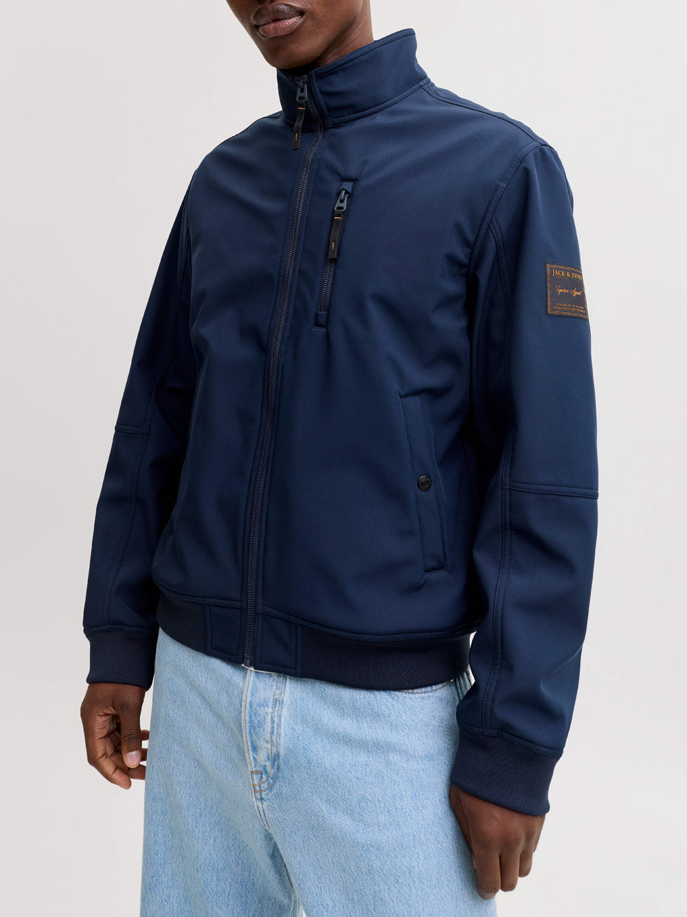 Bomber Jack e Jones Parker Softs da Uomo - Blu