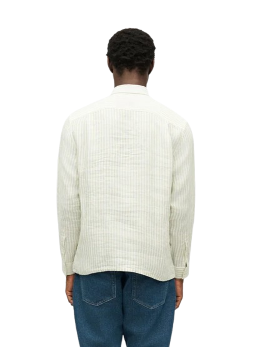 Lacoste Camicia m/l Uomo Mod. CH6985 LINO-RI 374 Verde