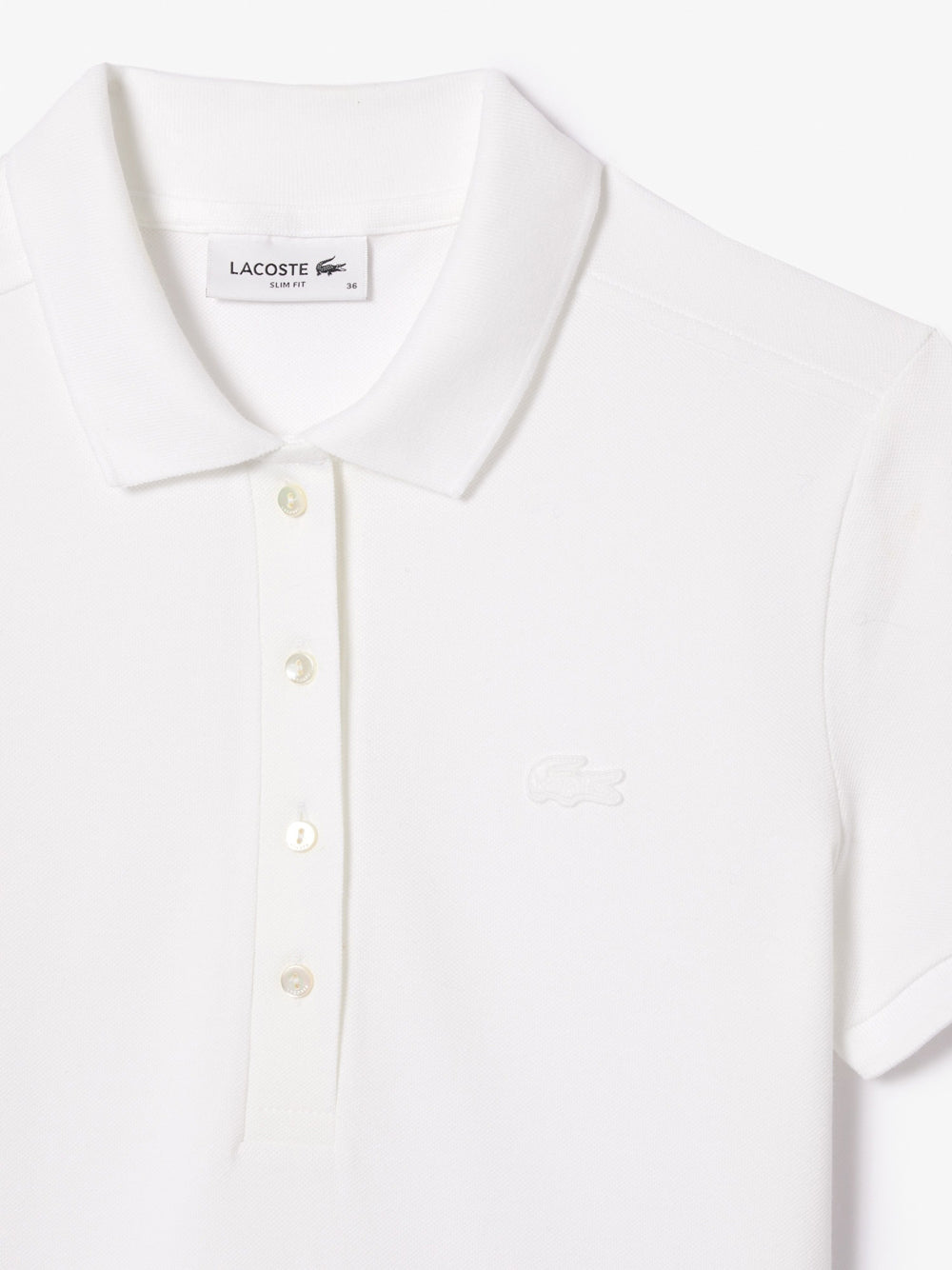 Polo Lacoste da Donna - Bianco