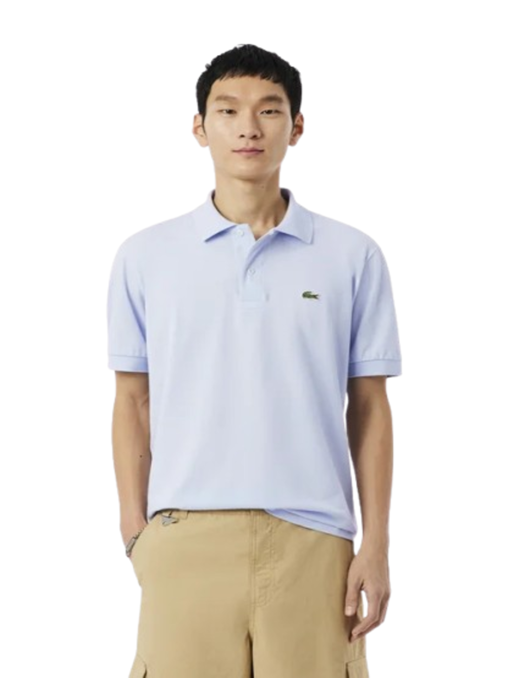 Lacoste Polo Manica Corta Uomo Mod. PH9851 LIGT J2G Celeste Blu