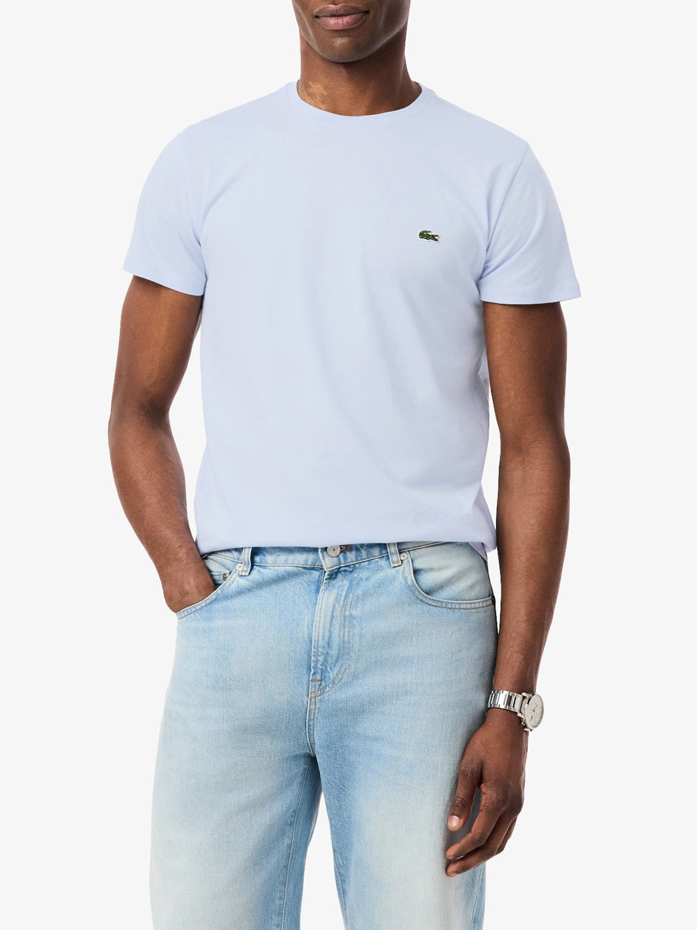 T-shirt Lacoste da Uomo - Celeste