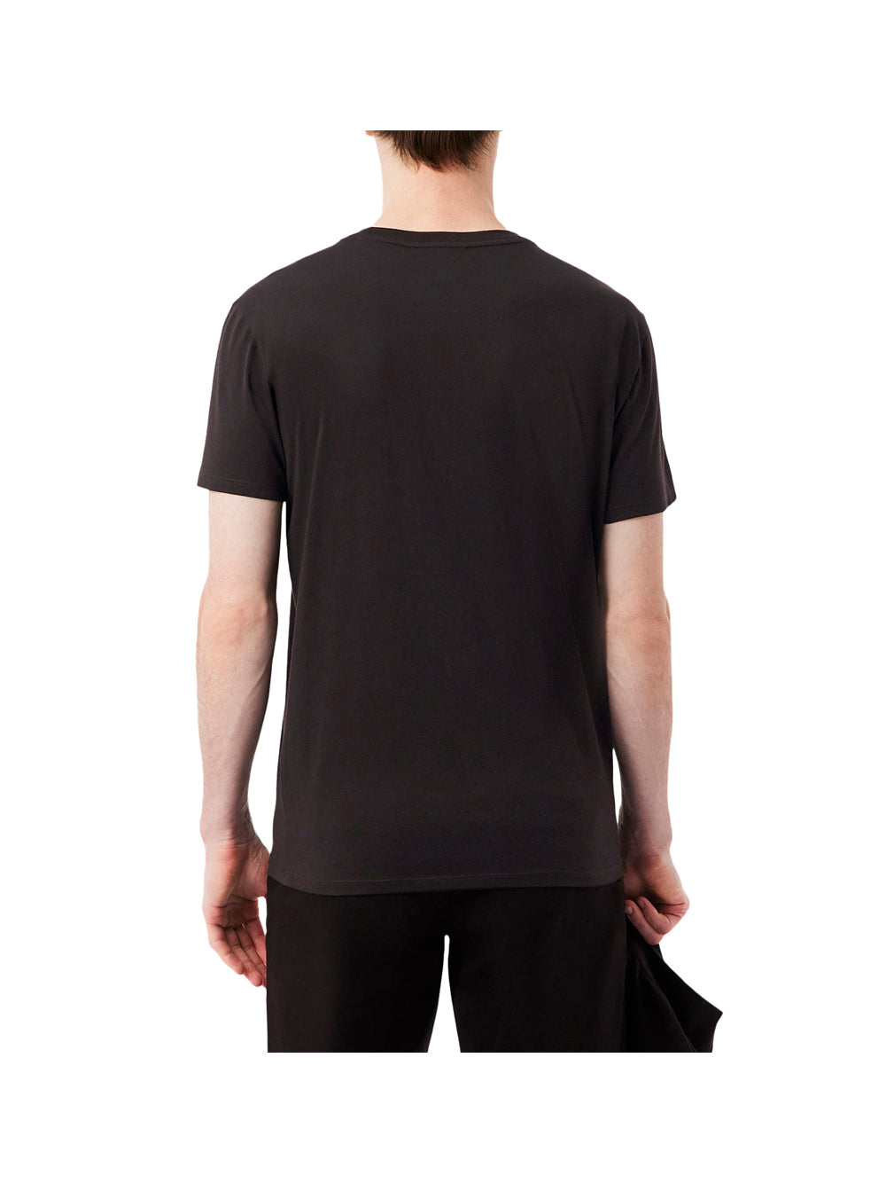 Lacoste T-shirt Uomo Mod. TH6709 PIMA 3LA Moro Marrone