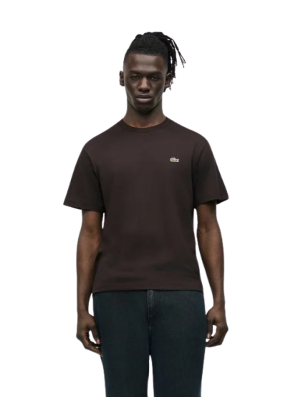 Lacoste T-shirt Uomo Mod. TH7318 3LA Moro Marrone