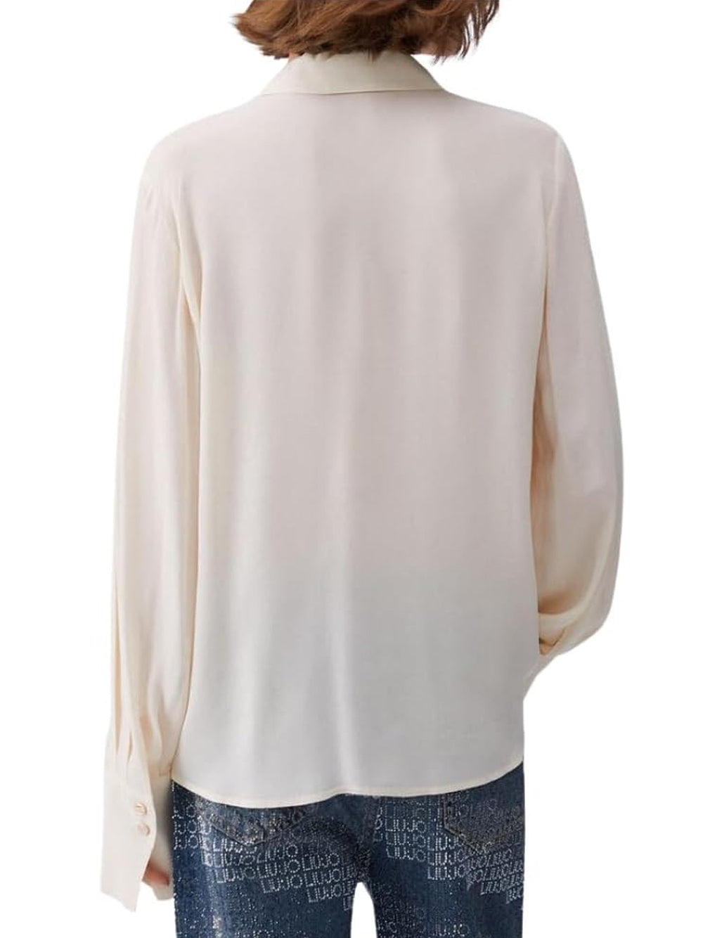 Liu Jo Liu Jo Camicia Maica Lunga Donna Mod. CA6157 T2578 P9572 Panna Avorio