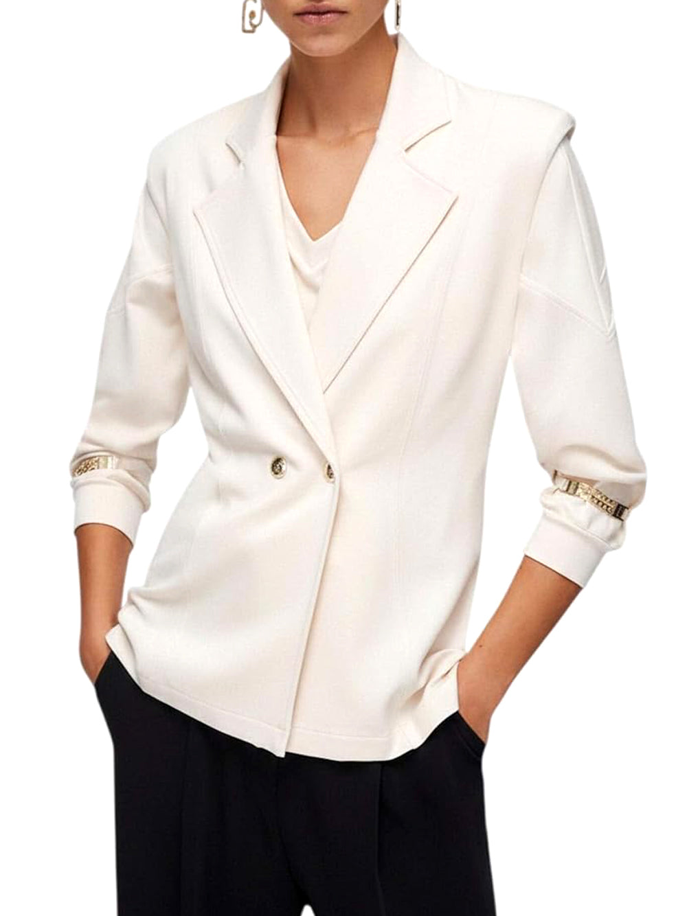 Liu Jo Liu Jo Gilet Donna Mod. TA6025 JS182 X0659 Panna Avorio