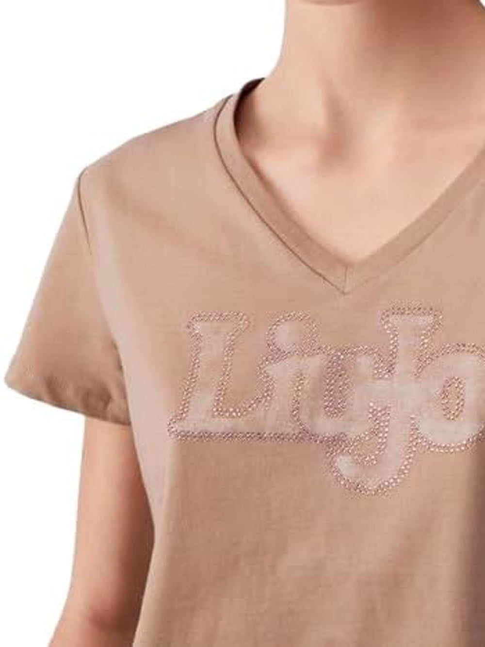 Liu Jo Liu Jo T-shirt Donna Mod. TA6057 JS923 P9198 Beige