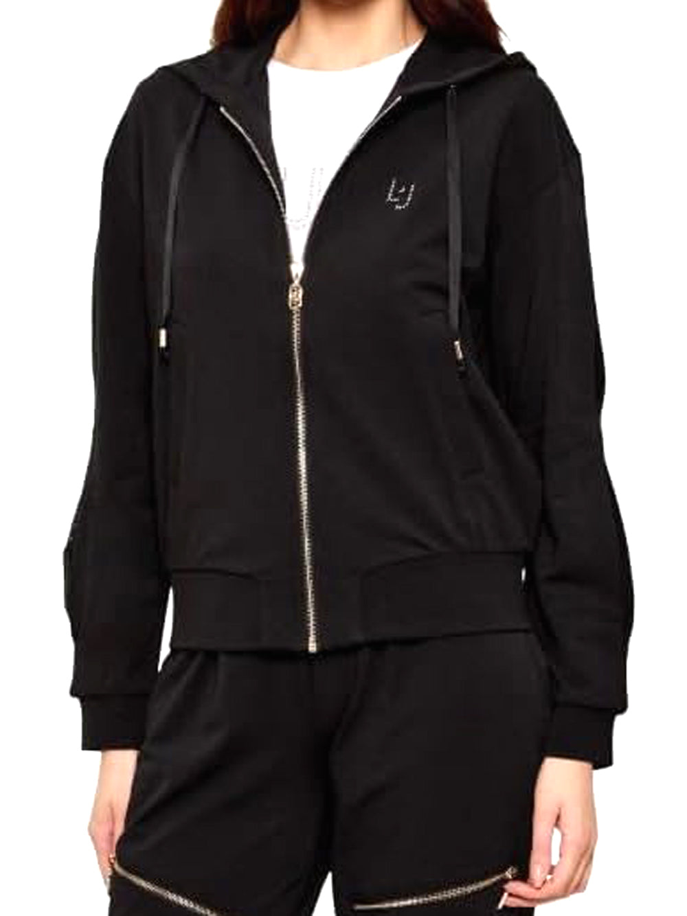 Liu Jo Liu Jo Felpa Zip Donna Mod. TA6090 FS090 22222 Nero