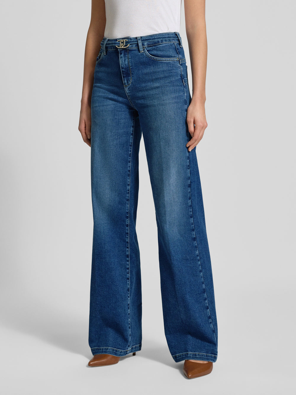 Jeans a Palazzo Liu Jo da Donna - Denim