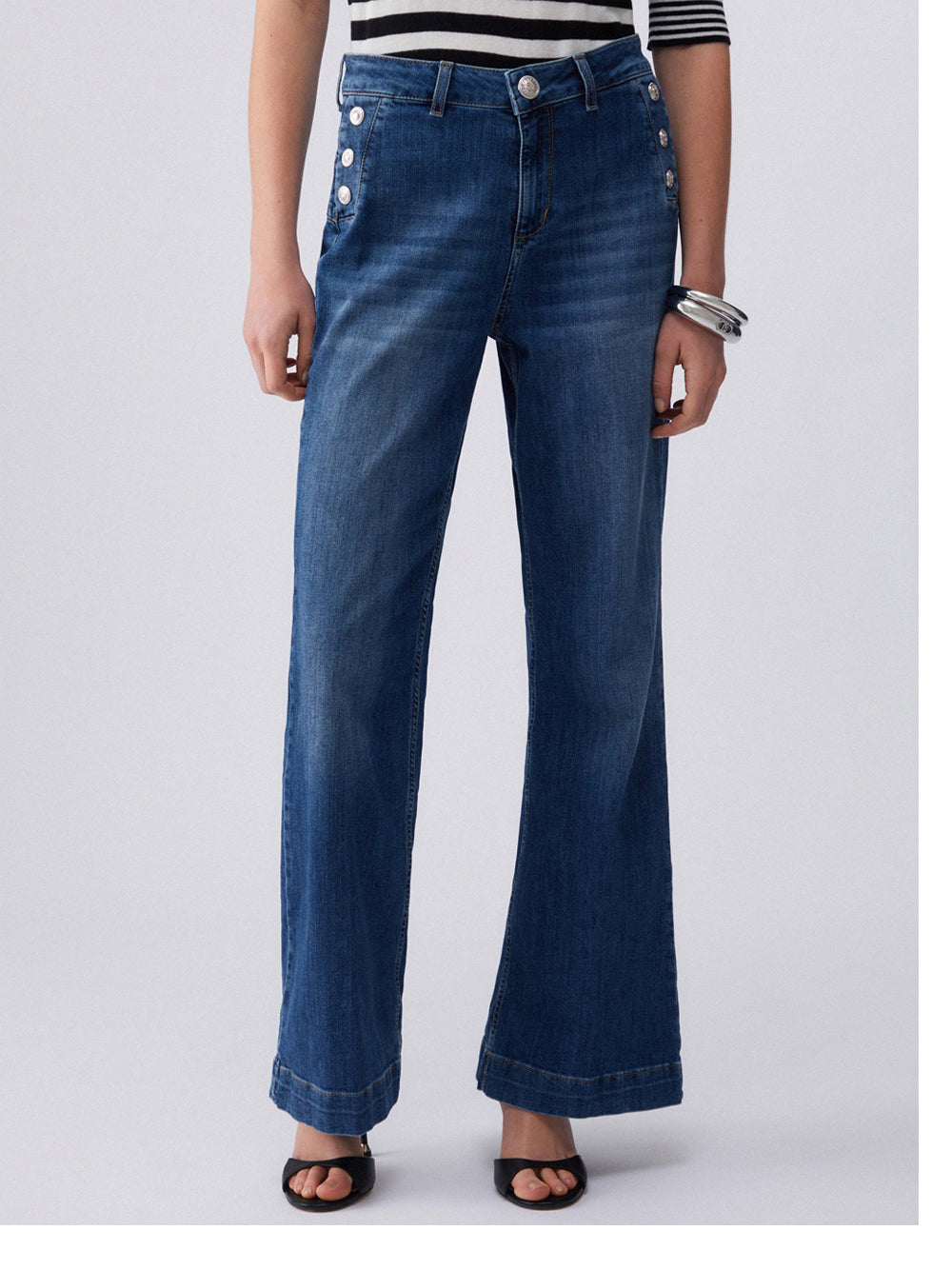 Jeans a Zampa Liu Jo da Donna - Denim