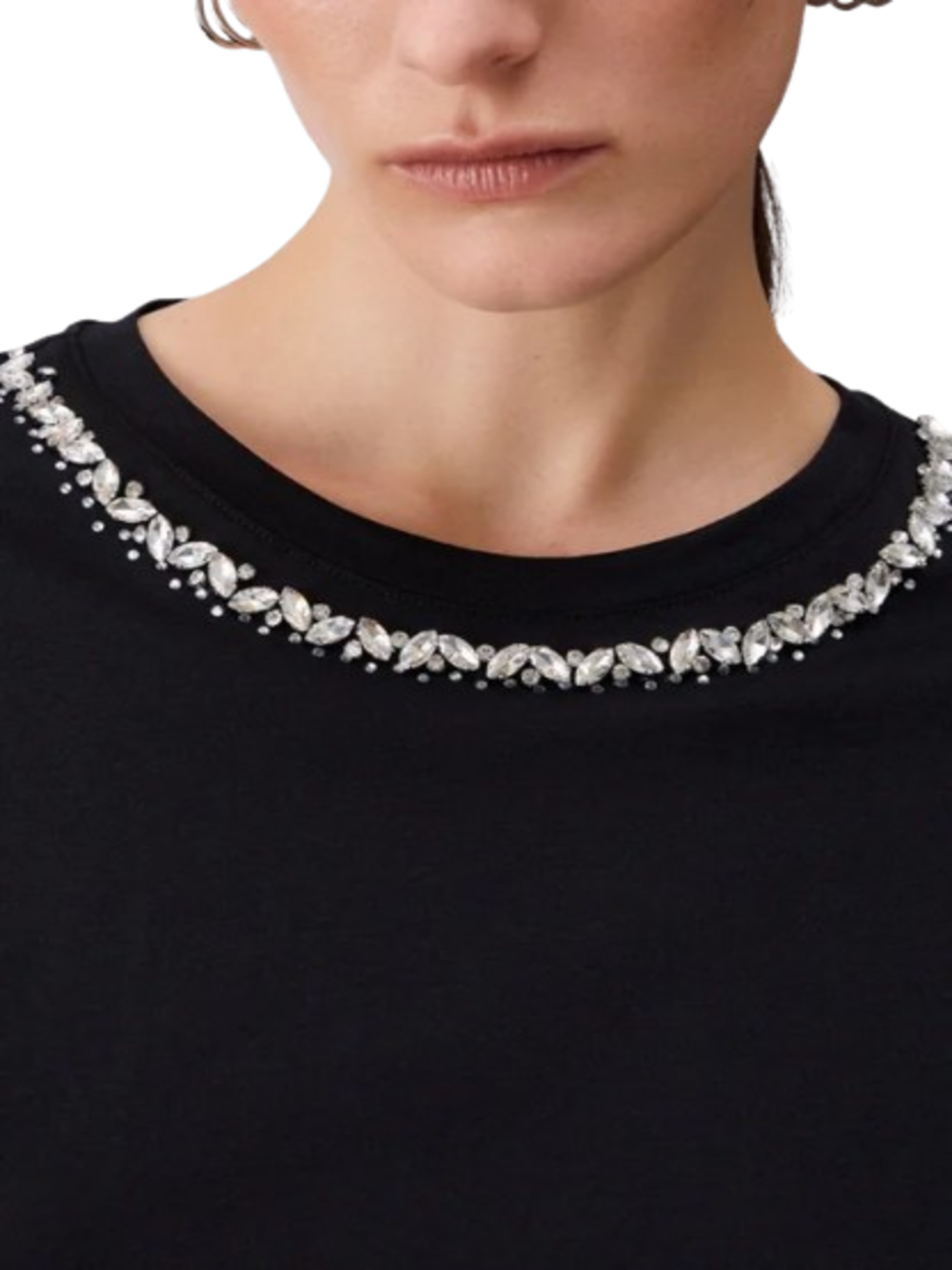 Liu Jo Liu Jo white T-shirt Donna Mod. WA6128 JS904 P9320 Nero