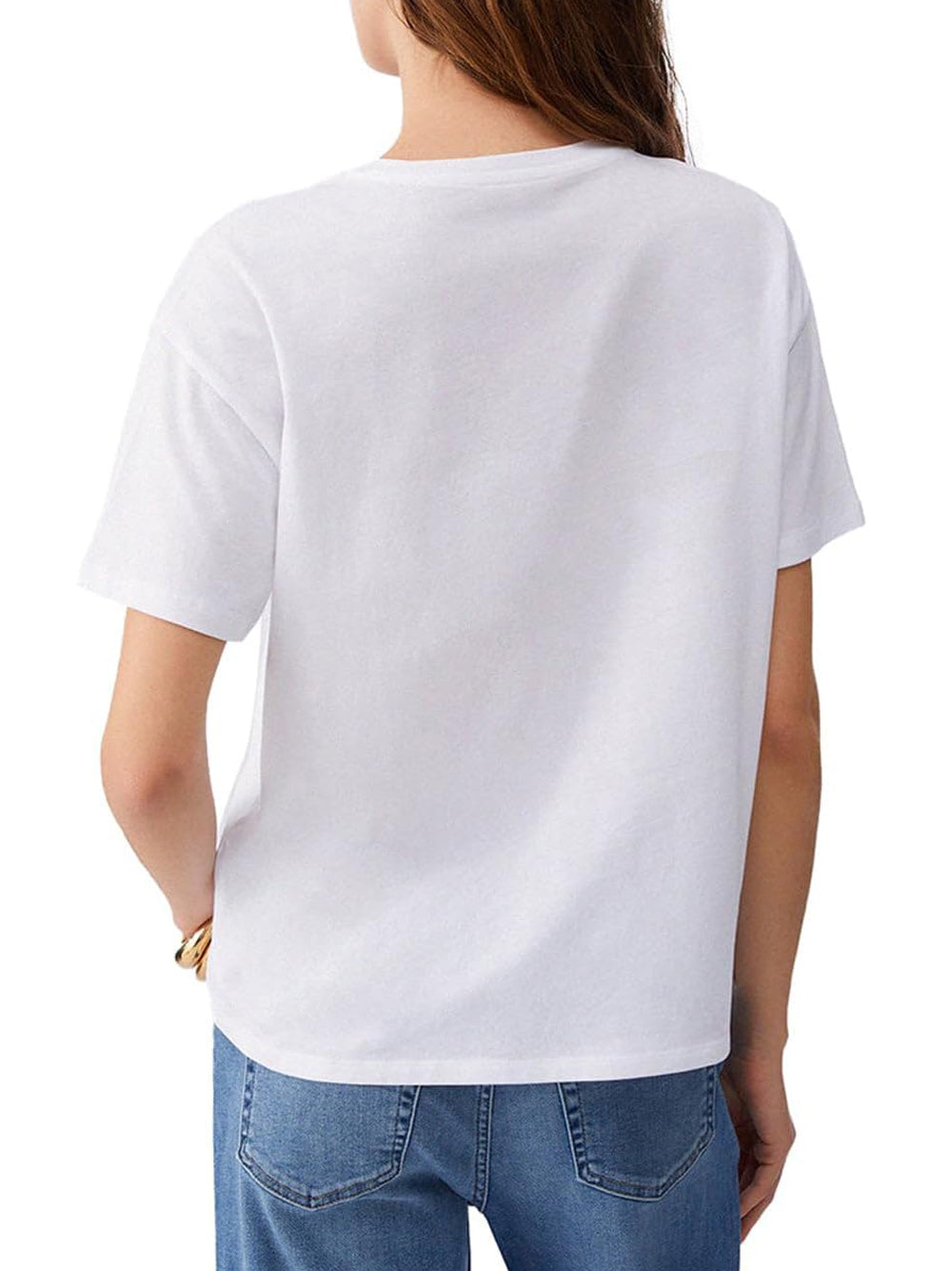 Liu Jo Liu Jo white T-shirt Donna Mod. WA6238 JS923 P9560 Bianco
