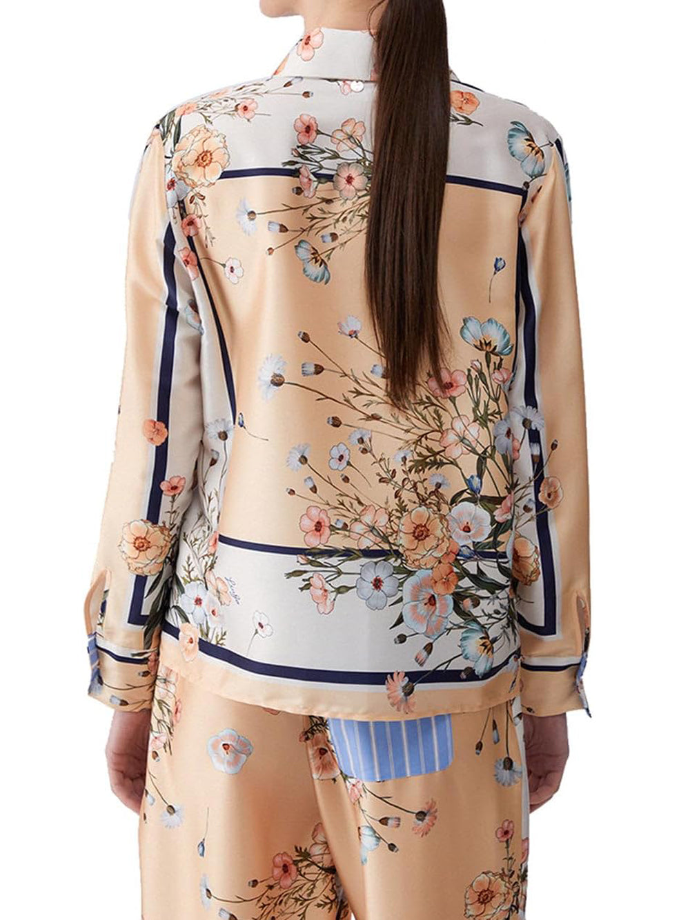 Liu Jo Liu Jo white Camicia Manica Lunga Donna Mod. WA6357 T2555 P9547 Fantasia Multicolore