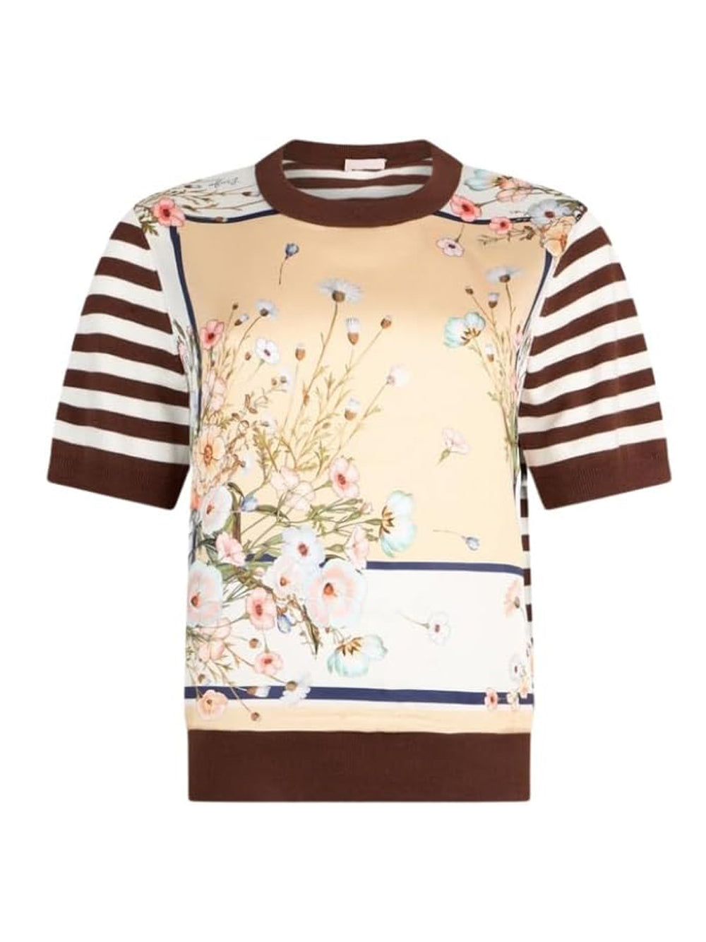 Liu Jo Liu Jo white T-shirt Donna Mod. WA6386 MS49I P9245 Fantasia Multicolore