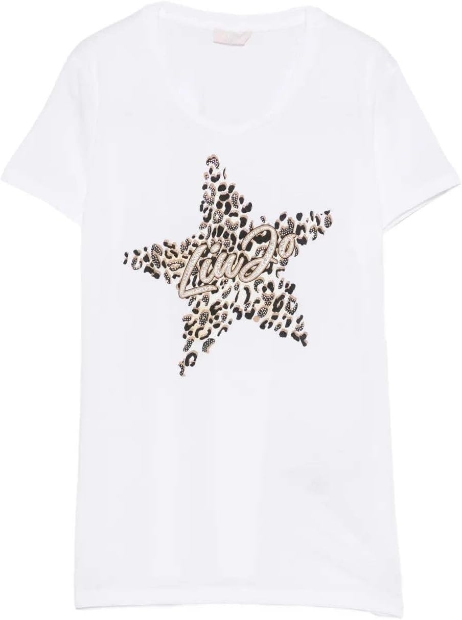 Liu Jo Liu Jo white T-shirt Donna Mod. WA6493 JS923 P9656 Bianco