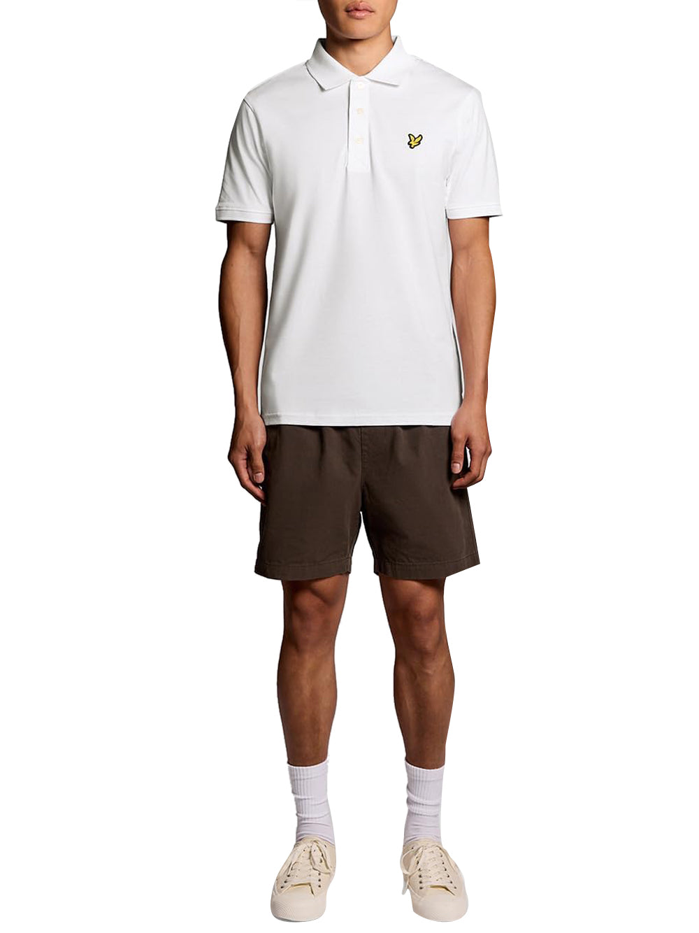 Lyle & Scott Polo Manica corta Uomo Mod. SP1890V JEARSY 626 Bianco