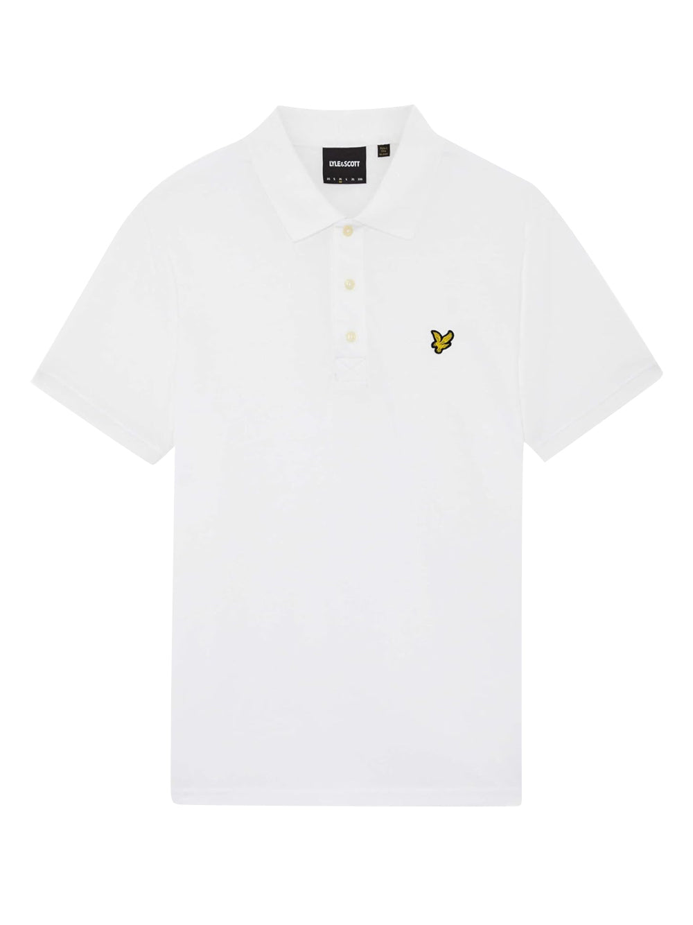 Lyle & Scott Polo Manica corta Uomo Mod. SP1890V JEARSY 626 Bianco