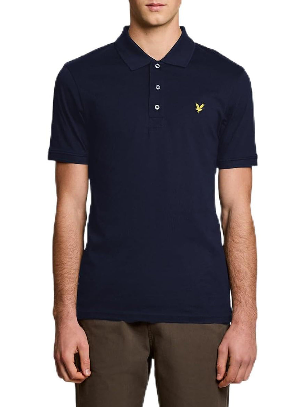 Lyle & Scott Polo Manica corta Uomo Mod. SP1890V JEARSY Z271 Blu