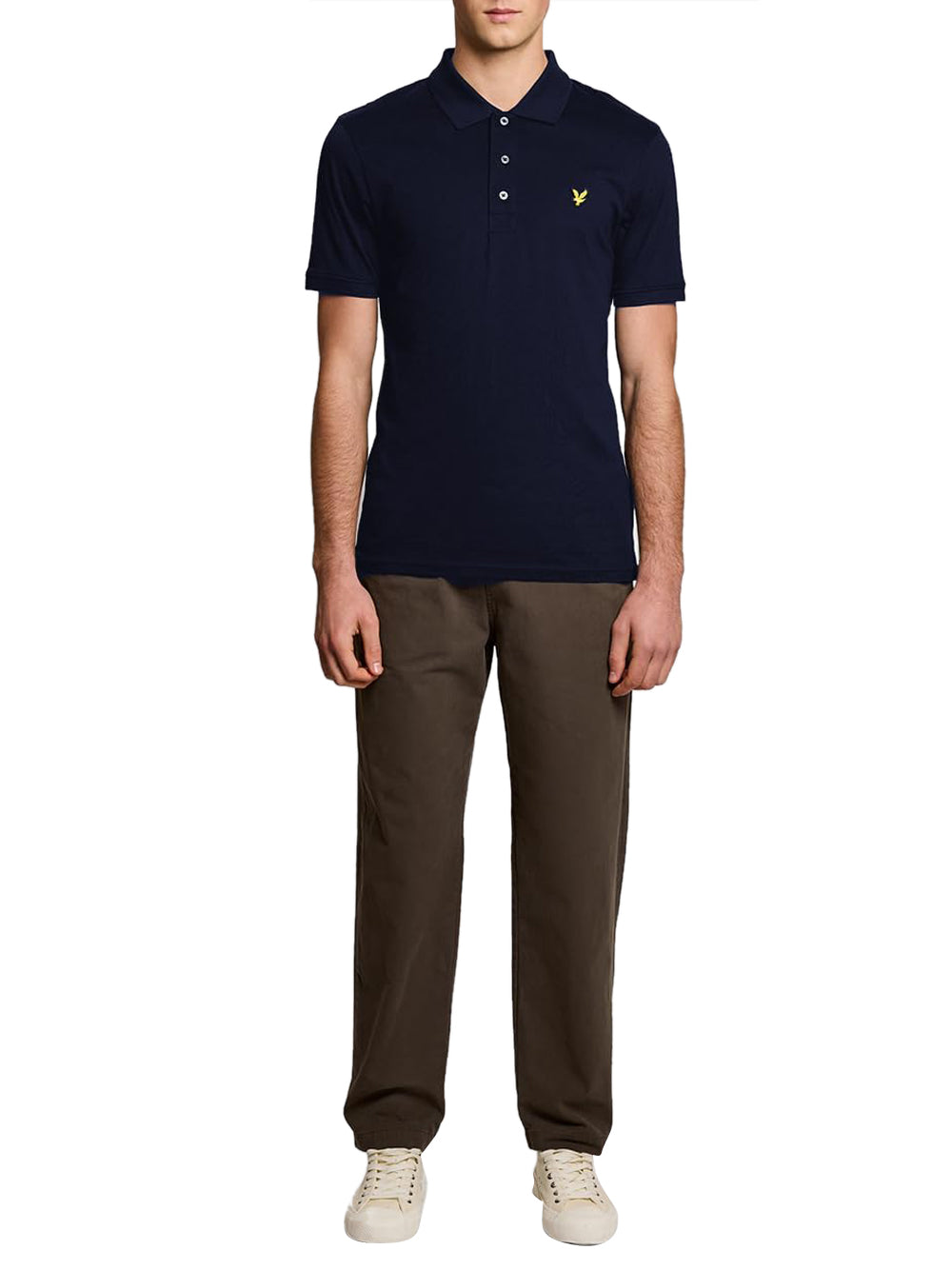 Lyle & Scott Polo Manica corta Uomo Mod. SP1890V JEARSY Z271 Blu