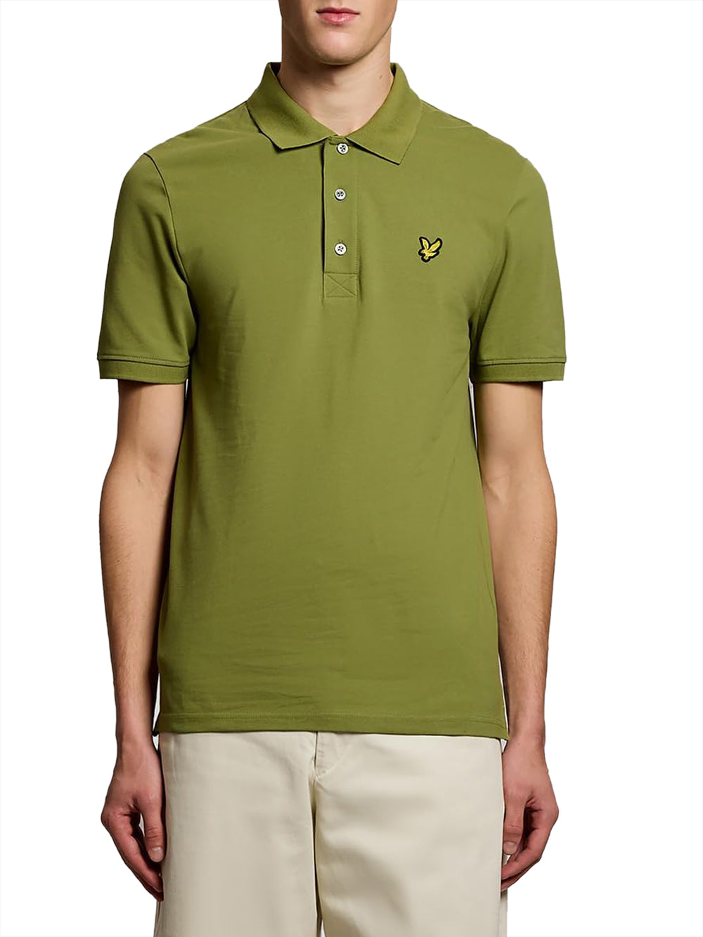 Lyle & Scott Polo Manica Corta Uomo Mod. SP400VOG Y123 Verde