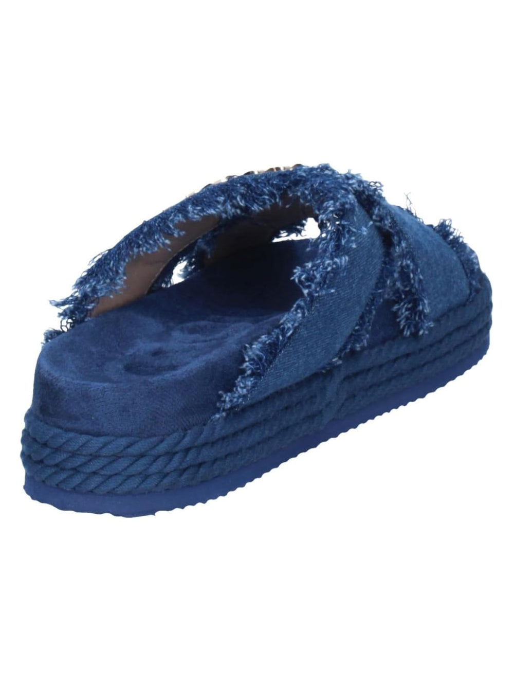 Mou Ciabatta Donna Mod. SW451004K CRISS-CROSS DENIM DENIM Blu