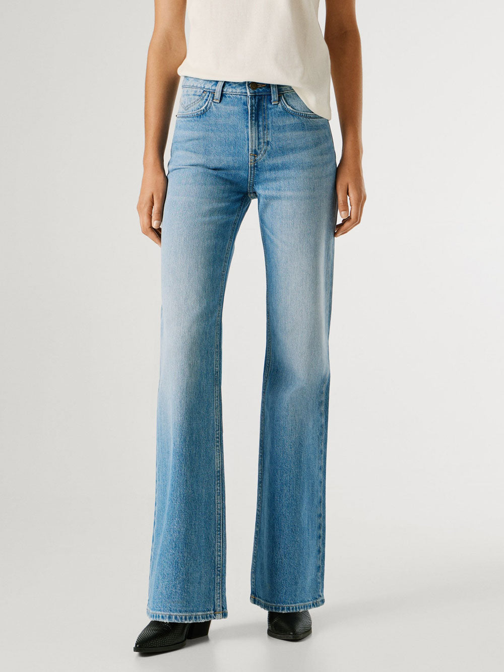 Jeans a Zampa Pepe Jeans Willa da Donna - Denim