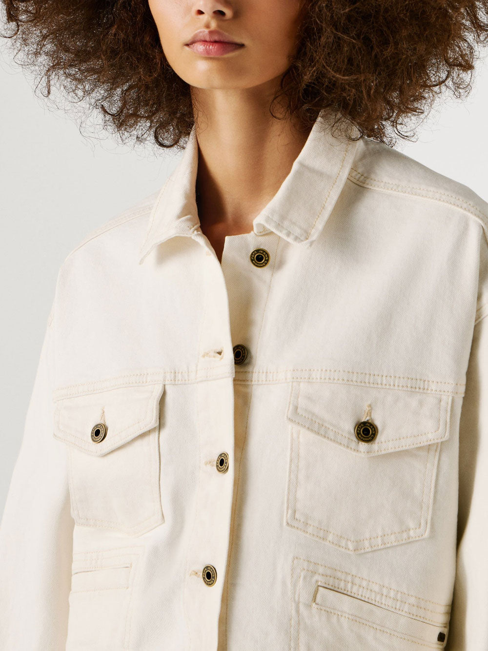 Giubbino Pepe Jeans da Donna - Bianco
