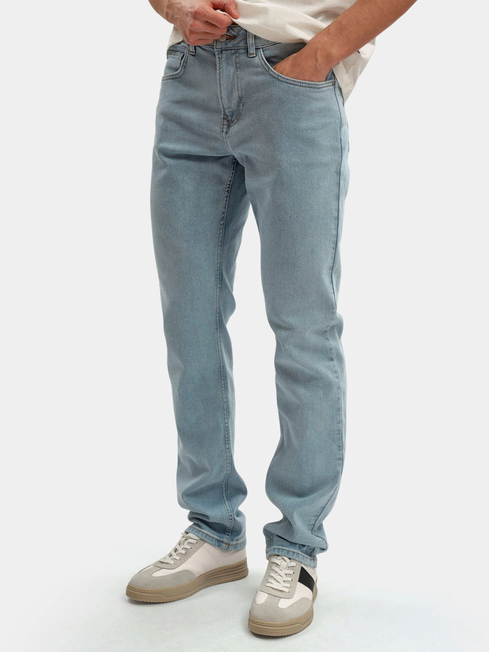 Jeans Straight Pepe Jeans Cash da Uomo - Denim