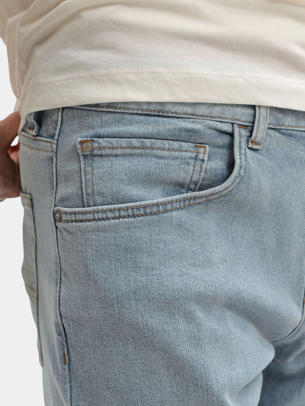 Jeans Straight Pepe Jeans Cash da Uomo - Denim