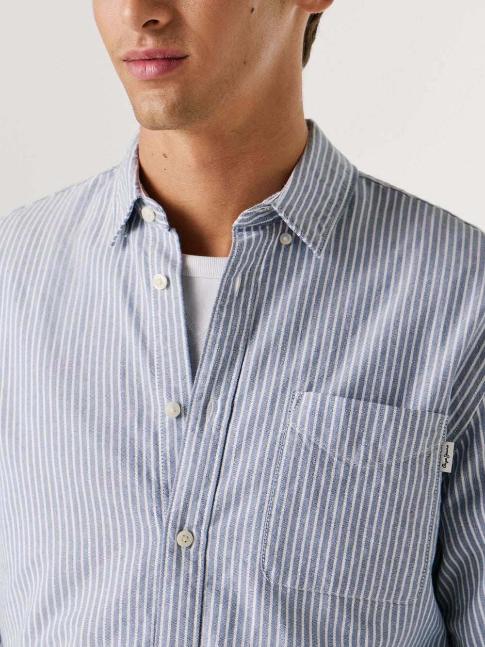 Camicia Casual Pepe Jeans Prescot da Uomo - Blu