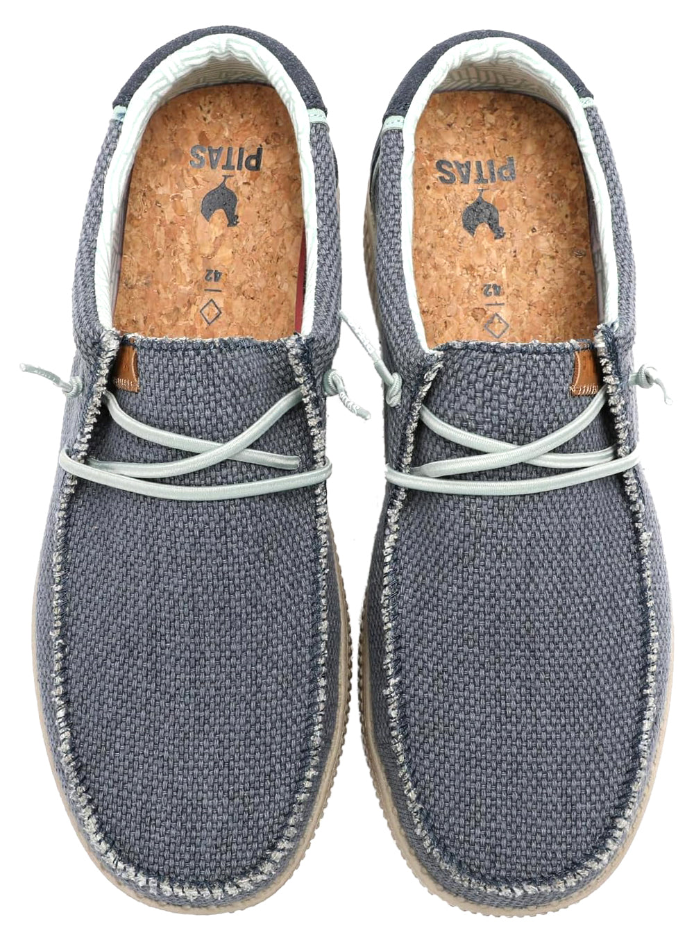 Pitas Scarpa Uomo Mod. WP150STEVE CANVAS AZUL DENIM Blu