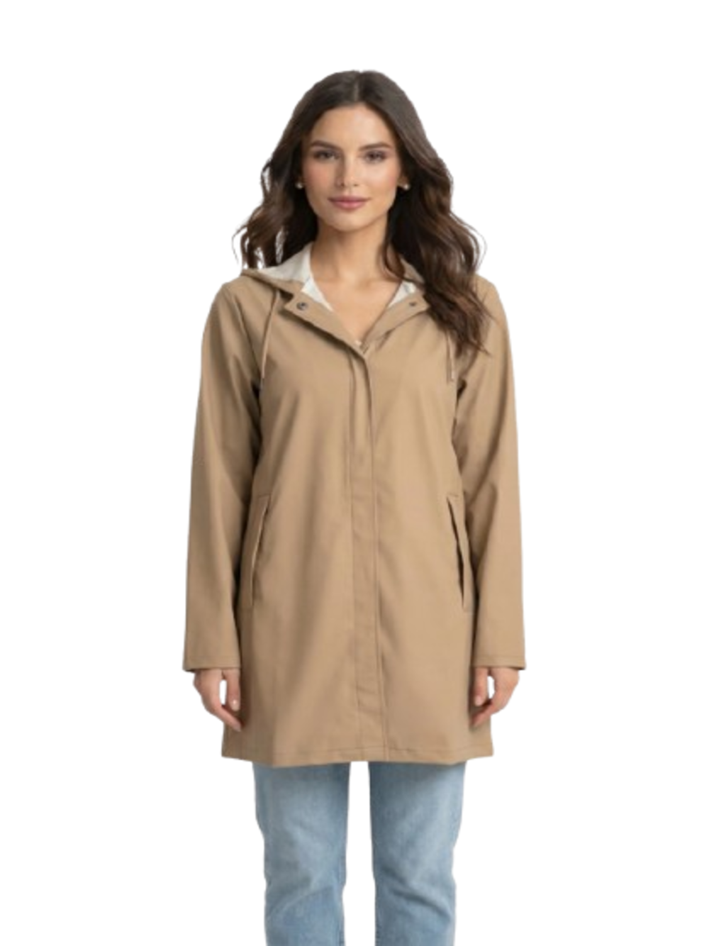 Rains Impermeabile Donna Mod. 18050 A-LINE W JA W3 133 Beige