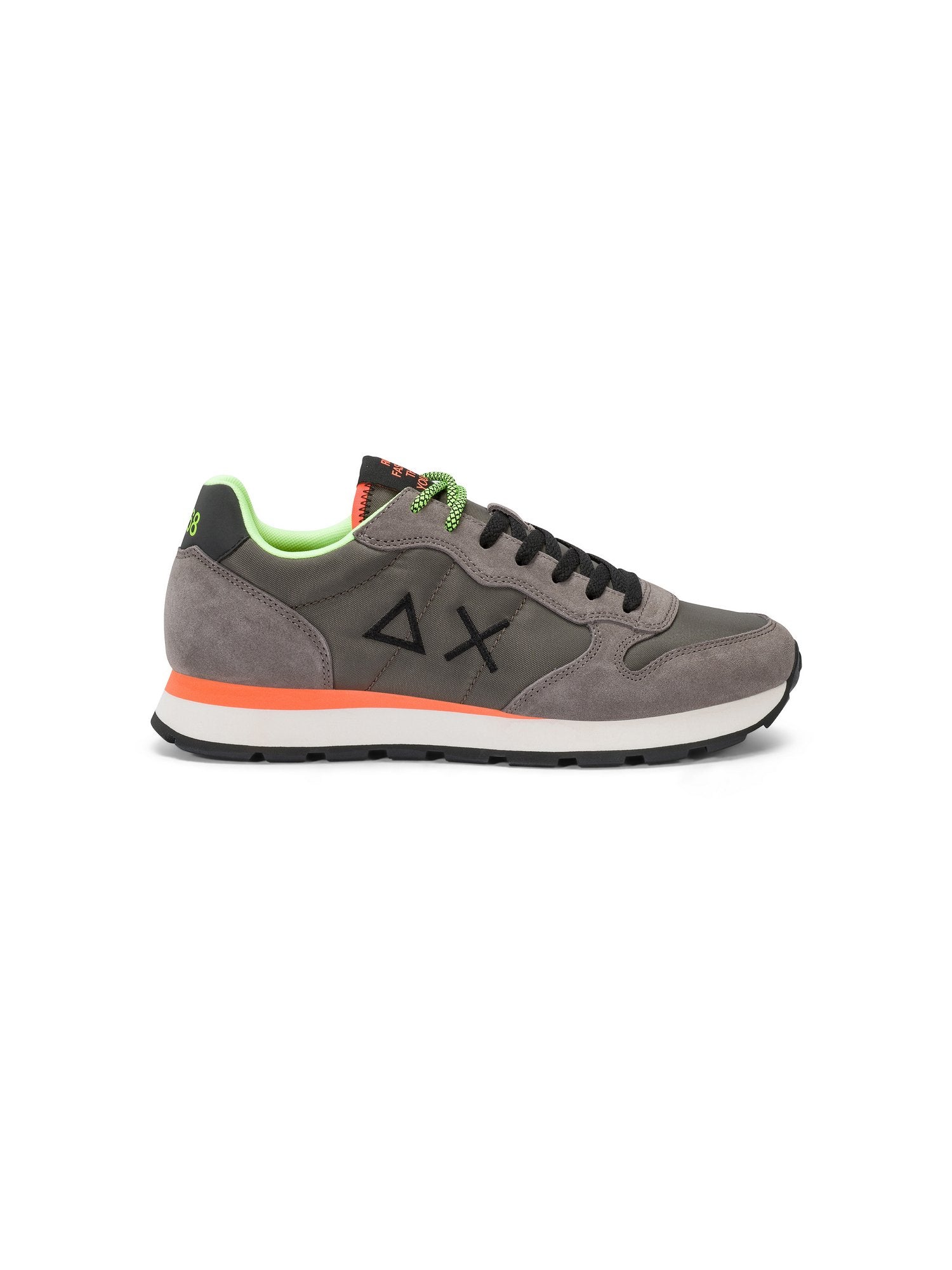 Sun68 Sneakers Uomo Mod. BZ36102 TOM FLUO 99 Antracite Grigio