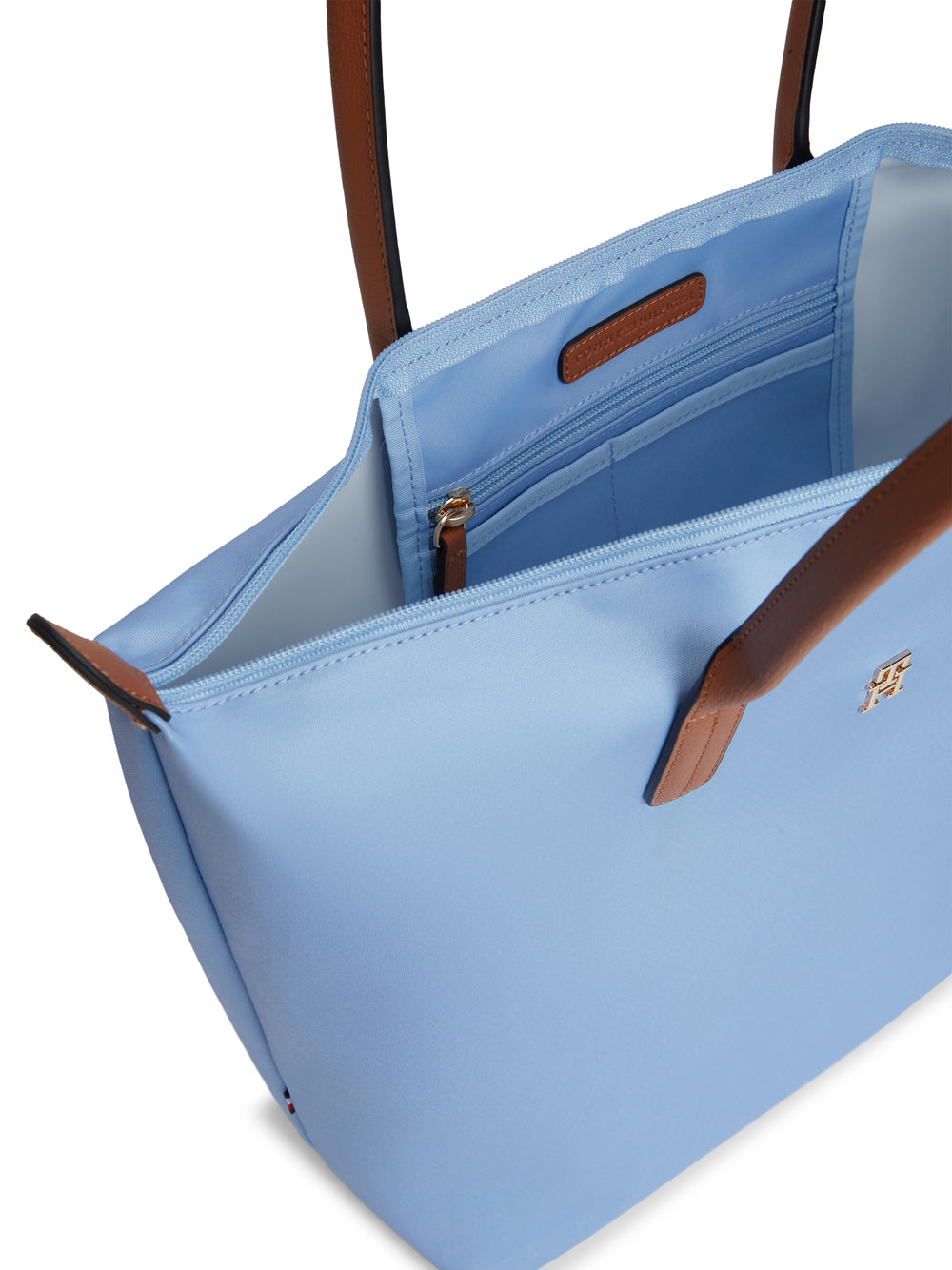 Tommy Hilfiger Borsa Donna Mod. AW0AW17711 C1Y Celeste Blu
