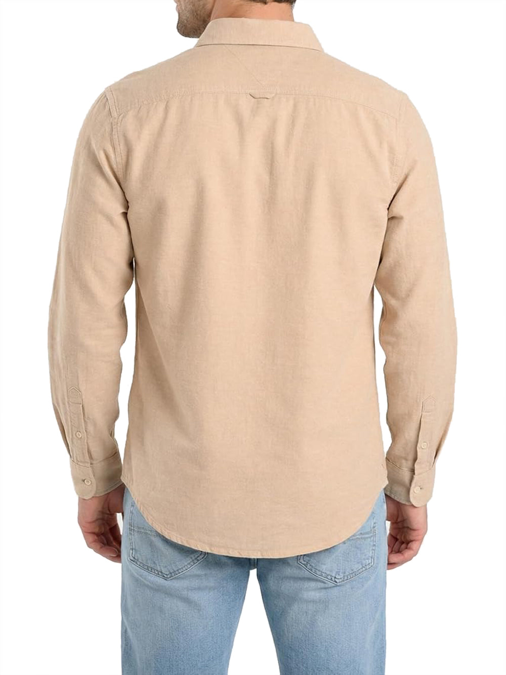 Tommy Hilfiger Camicia Manica Lunga Uomo Mod. DM0DM22761 AB9 Gentle Gold