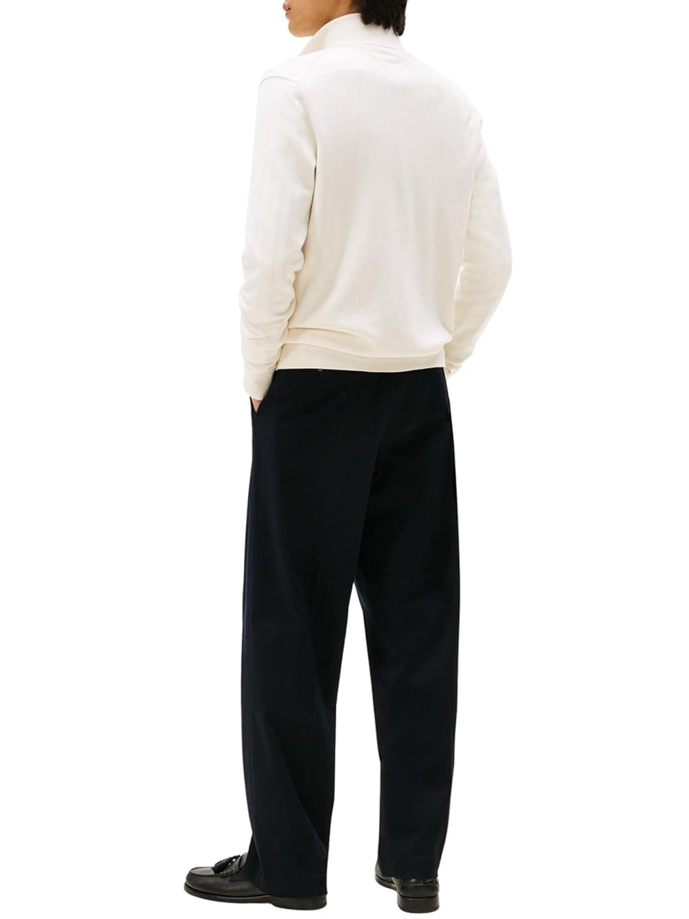 Tommy Hilfiger Cardigan Uomo Mod. MW0MW36517 ZOO Panna Avorio