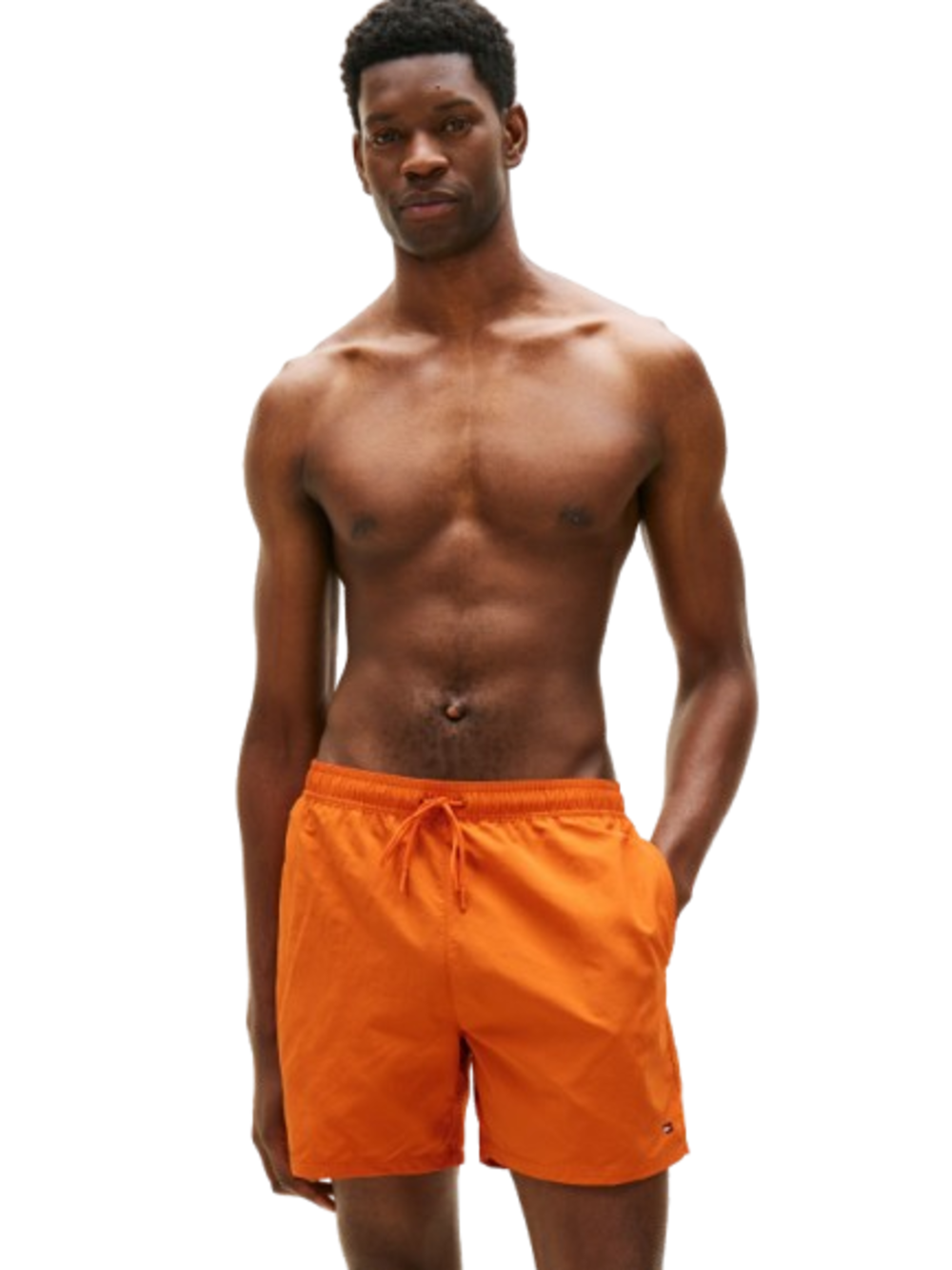 Tommy Hilfiger Short Mare Uomo Mod. UM0UM03477 SFQ ORANGE Arancione