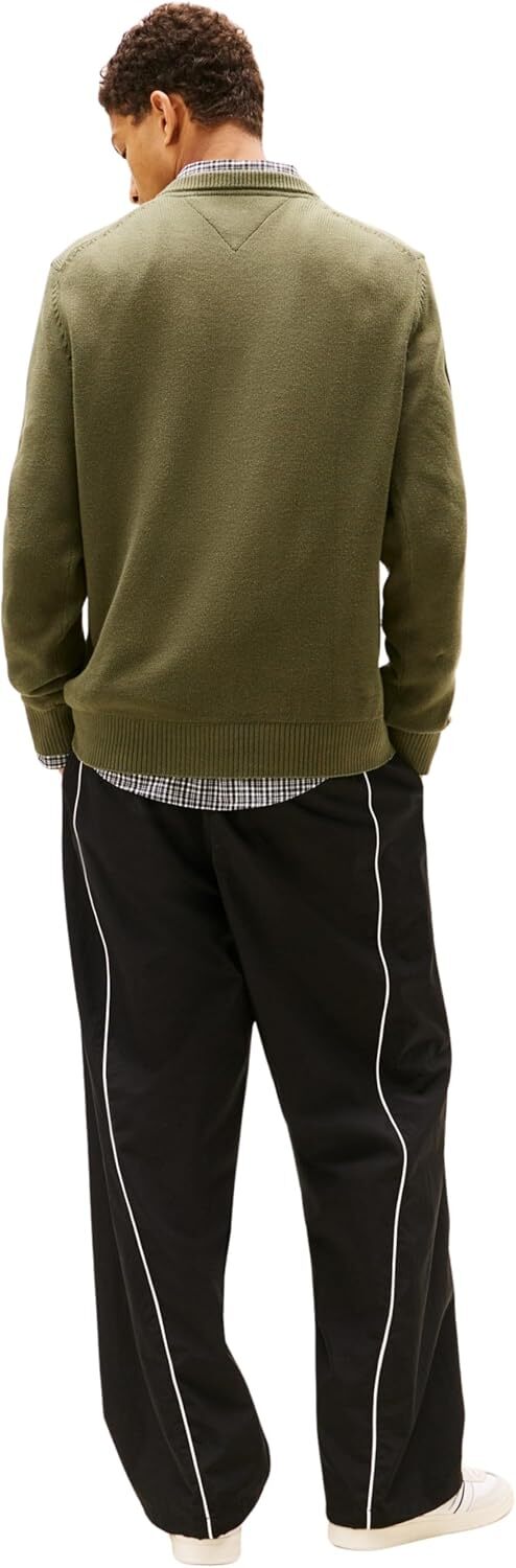Tommy Hilfiger Tommy Hilfiger Maglione Girocollo Uomo Mod. DM0DM21787 GY1 Verde