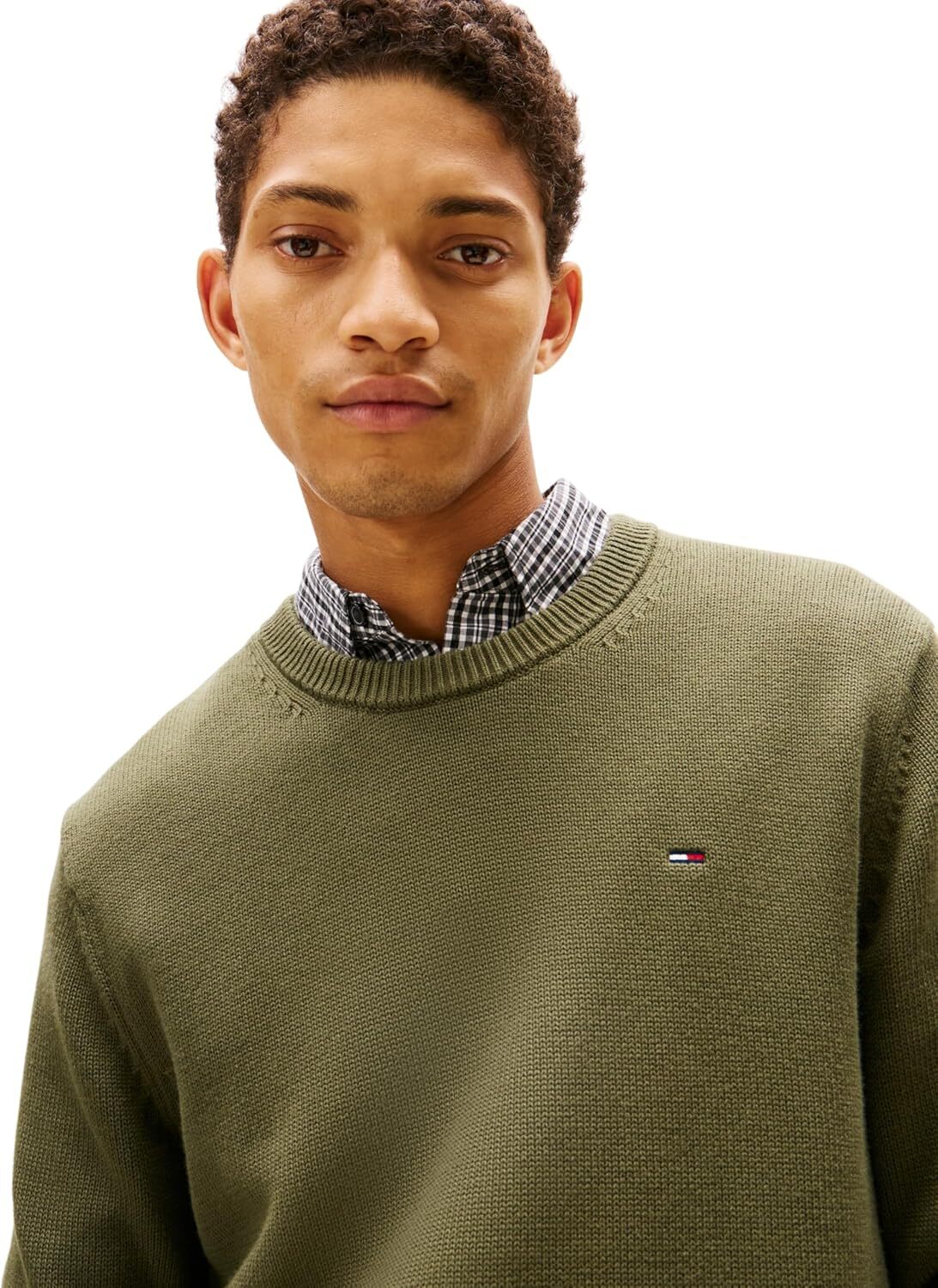 Tommy Hilfiger Tommy Hilfiger Maglione Girocollo Uomo Mod. DM0DM21787 GY1 Verde