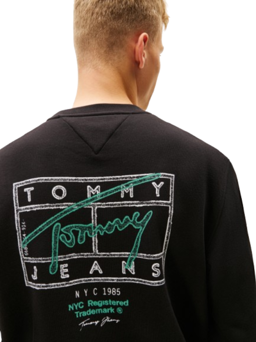 Tommy Hilfiger Tommy Hilfiger Felpa G Uomo Mod. DM0DM22366 BDS Nero