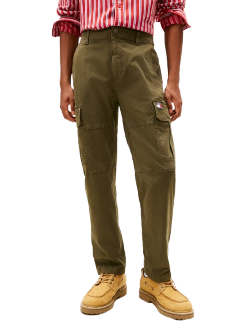 Tommy Hilfiger Tommy Hilfiger Pantalone Cargo Uomo Mod. DM0DM22651 GY1 Verde