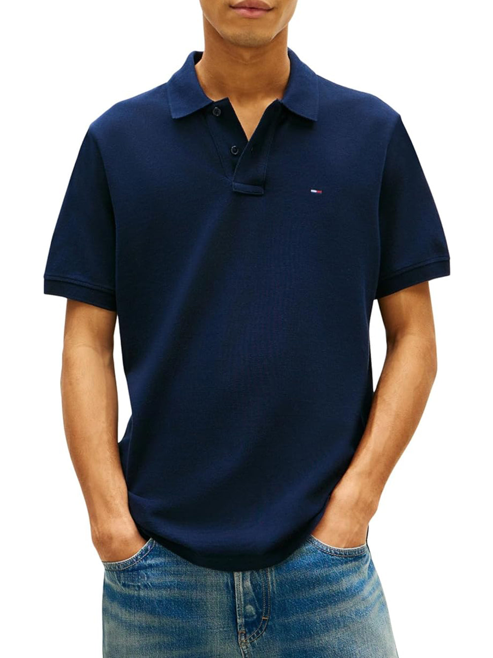 Tommy Hilfiger Tommy Hilfiger Polo M/C Uomo Mod. DM0DM22711 C1G Blu