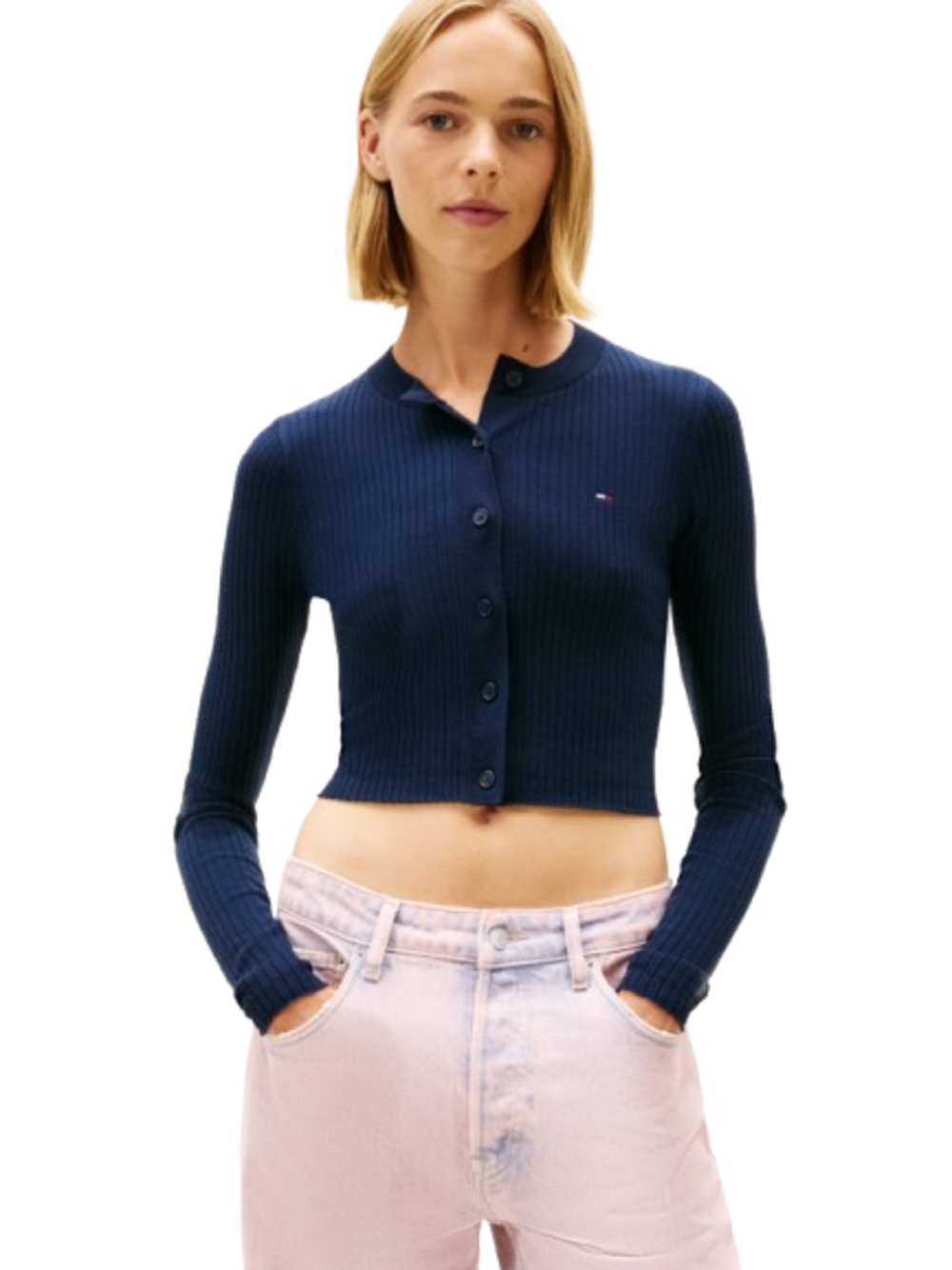 Tommy Hilfiger Tommy Hilfiger Cardigan Donna Mod. DW0DW22023 C1G Blu